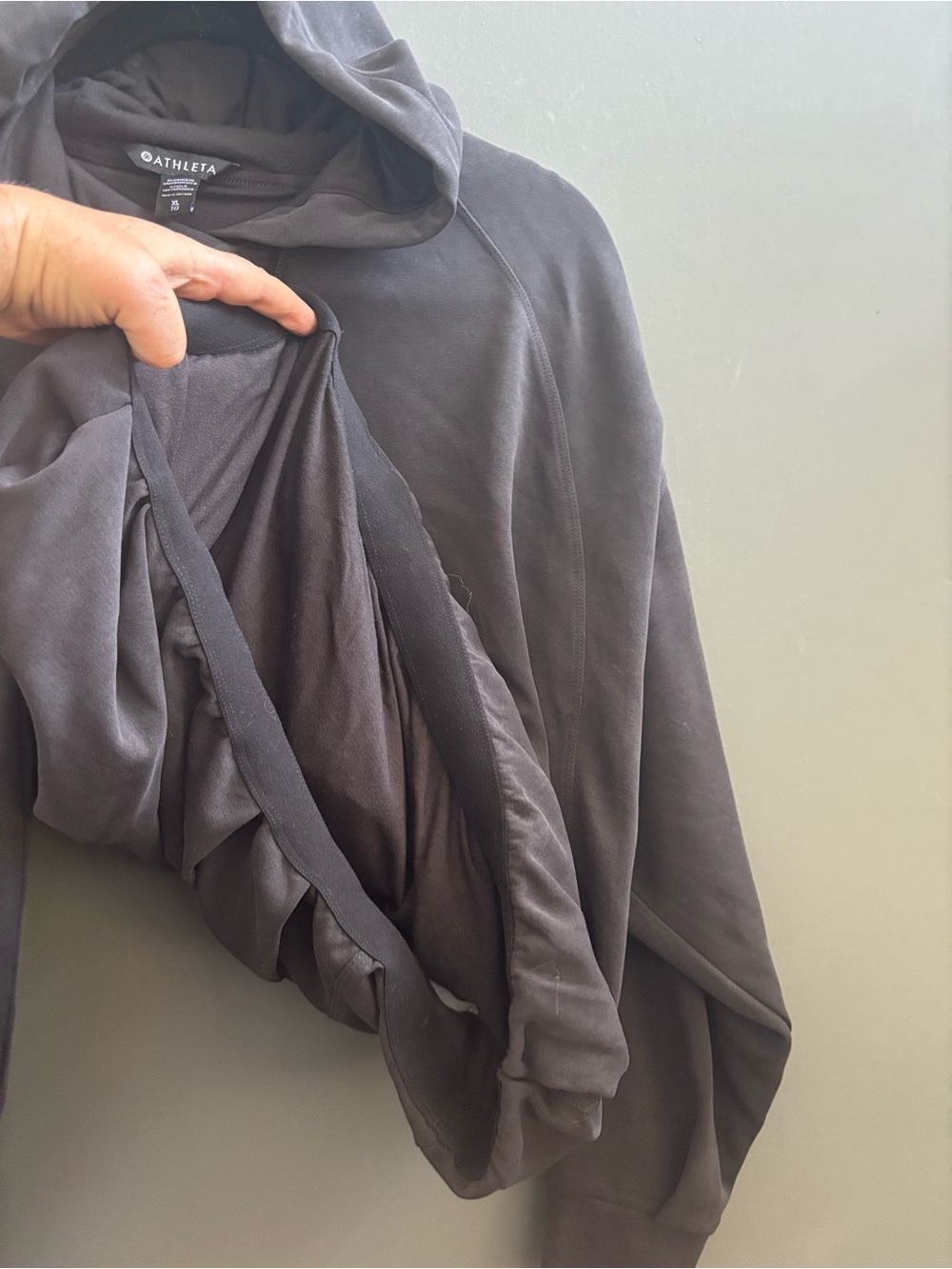 Athleta Seasoft Bubble Hem Hoodie - Picture 6 of 8